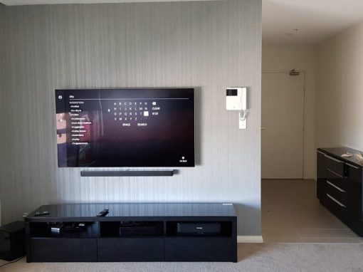 tv and soundbar mount