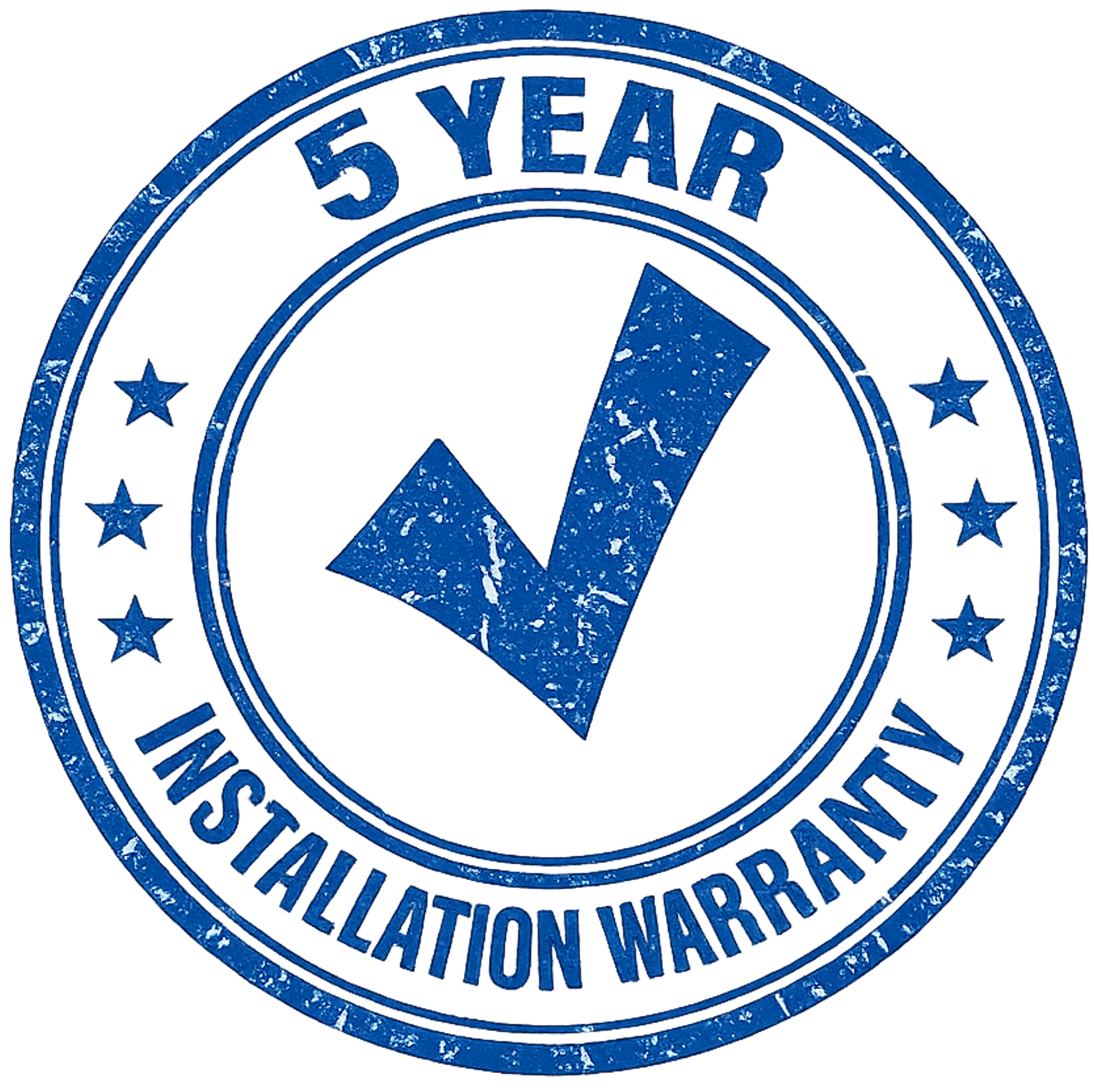 5 Years warranty 5 Years warranty