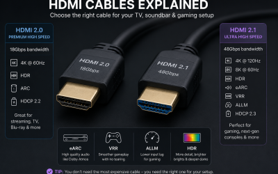 What Is the Difference Between HDMI Cables? 4K, eARC and Gaming Explained
